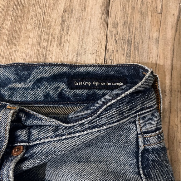 Women's Citizens of Humanity Shorts High Rise Slim Straight Raw Hem Size-26 - Picture 2 of 10